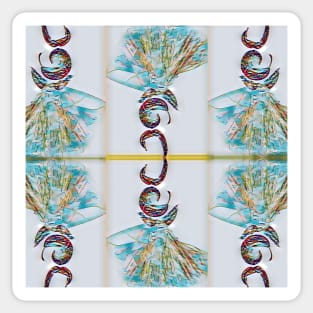 Abstract Tassels Sticker